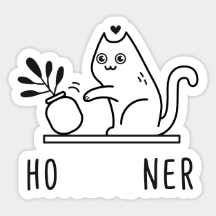 Homeowner, meow! Sticker